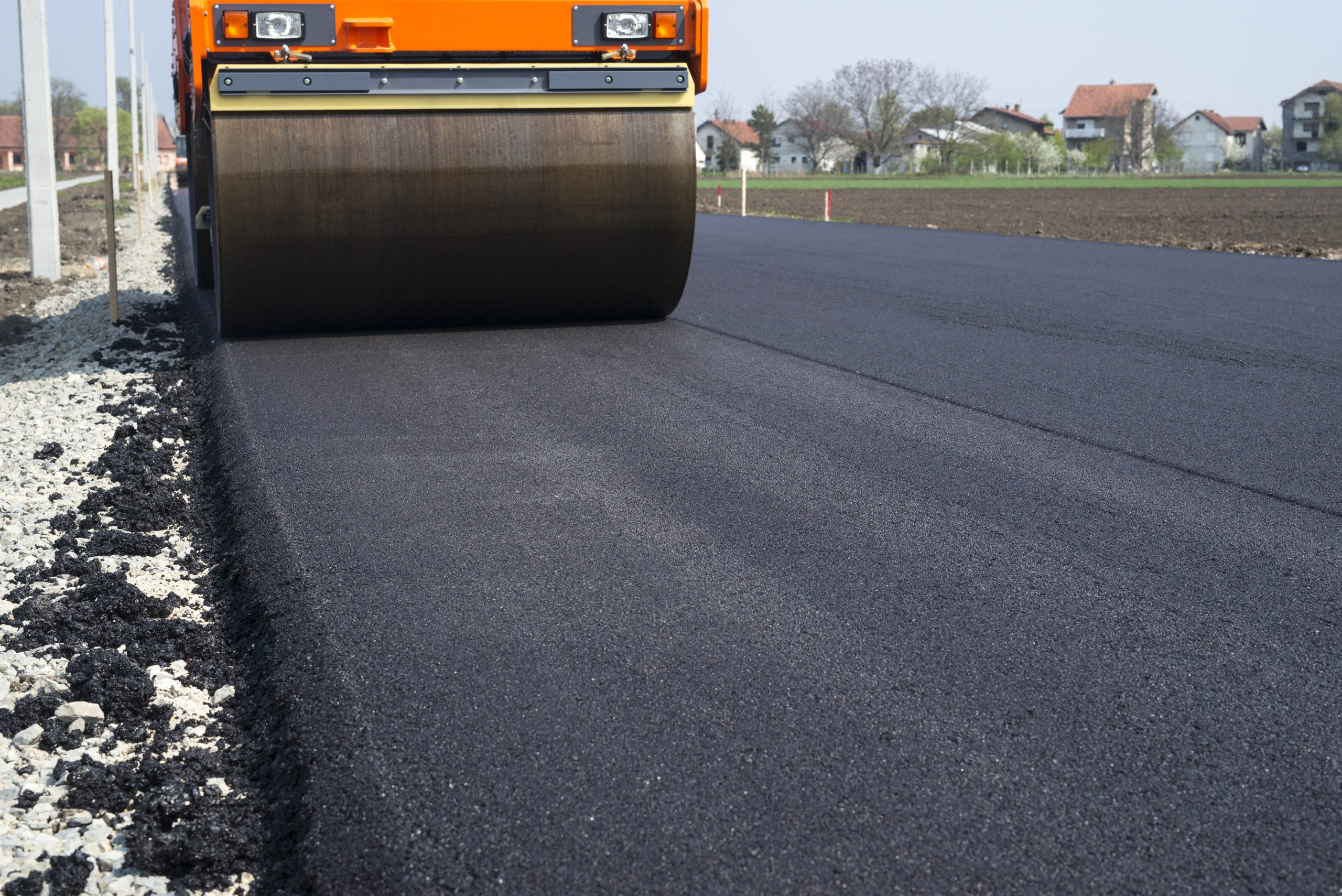 Road construction. Road construction.